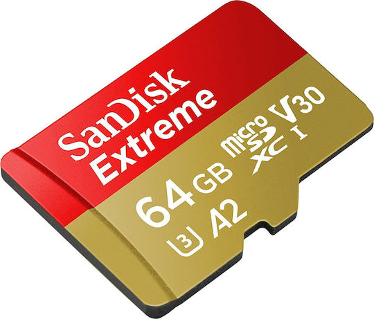 Sandisk Extreme microSDXC 64GB U3 V30 A2 UHS-I 170MB/s