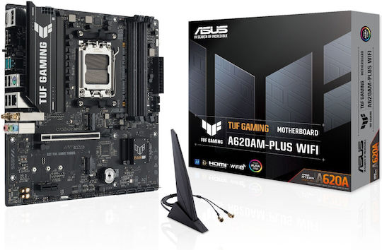 Asus TUF Gaming A620AM-PLUS WIFI Motherboard Micro ATX with AMD AM5 Socket