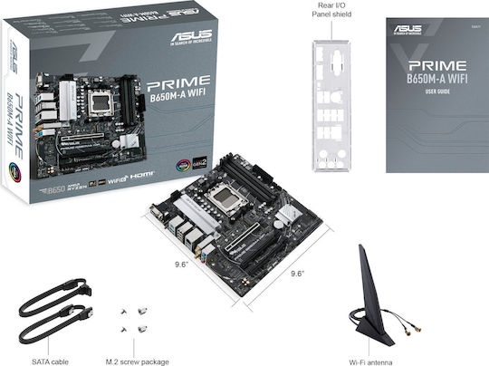 Asus Prime B650M-A WiFi Placă de bază Micro ATX cu AMD AM5 Socket
