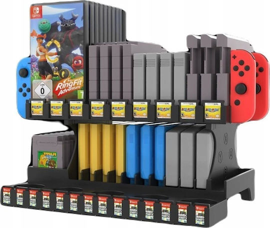 Jys Controller-Ladestation 4 Controller 3DS / Schalter / Switch Lite / Schalter OLED Mehrfarbig