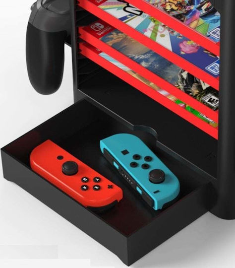 Jys Βάση για 4 χειριστήρια Switch / Switch OLED Πολύχρωμη