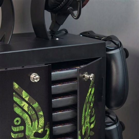 Numskull Gaming Locker Βάση για 4 χειριστήρια PS4 / Switch / XBOX One Halo Πολύχρωμη NS2262