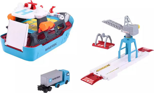 Majorette Bărcuță STAȚIA PORTUARĂ CREATIX MAERSK Pentru 5+ Ani