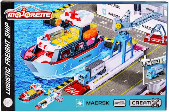 Majorette Bărcuță STAȚIA PORTUARĂ CREATIX MAERSK Pentru 5+ Ani