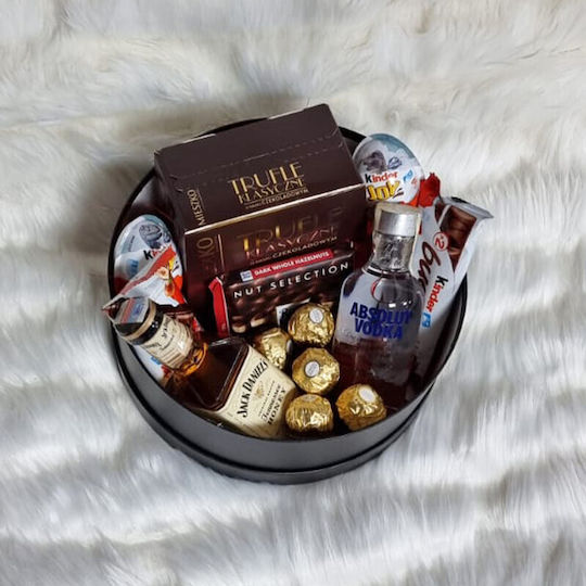 Selectioner Geschenkbox Miniaturgetränke Süßigkeiten