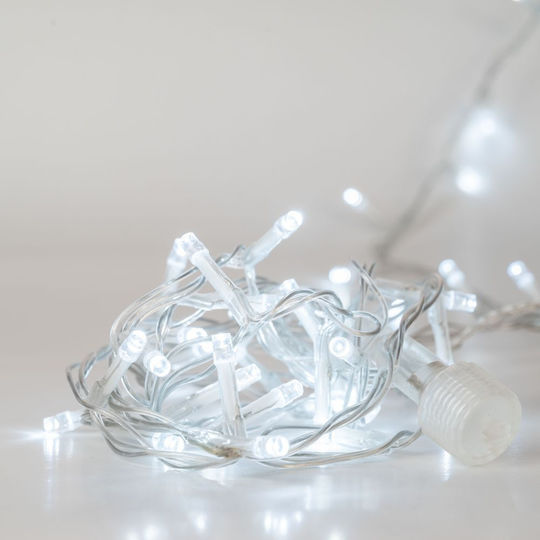 200 LED-Lichterketten 10m Kaltweiß in Reihe 200 LED-Lichterketten 10m Kaltweiß in Reihe