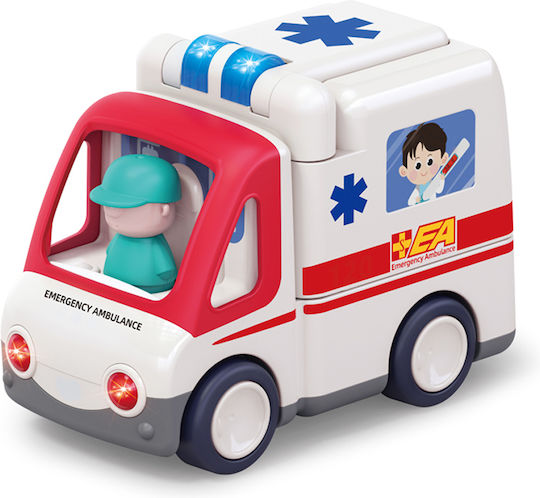 Hola Toys Αυτοκινητάκι Ασθενοφόρο