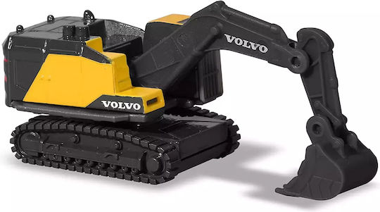 Majorette Excavator SET 4 MAȘINI METALICE VOLVO 7,5CM pentru 3+ ani+ Ani