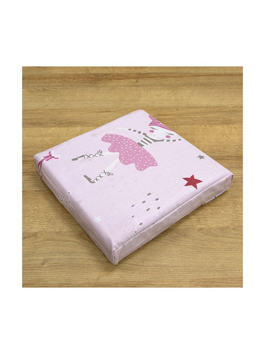 Lino Home Set Kinderbettbezug Einzel mit Kissenbezug PInk 160x240cm