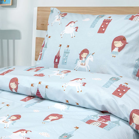 Lino Home Set Kids Duvet Cover Single Mint