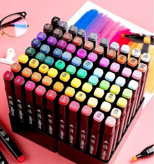 Extralink Alcohol Marker Set Felt-tip Pens Mazaki Felt-tip Pens 262 Pieces