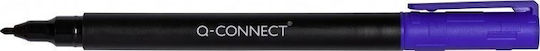 Q-Connect Marker pentru CD/DVD 0.6mm albastru