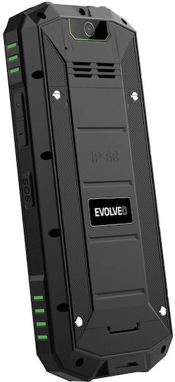 Evolveo StrongPhone X5 Dual SIM Resistant Mobile with Buttons Black-Green