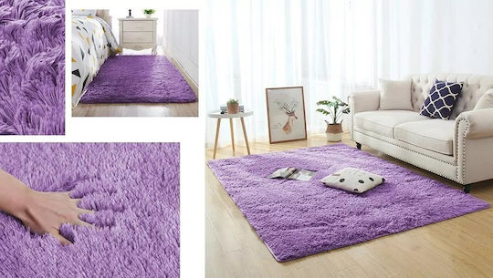 Strado Carpets Purpleflower Χαλί Ορθογώνιο Shaggy Purple 160x220cm
