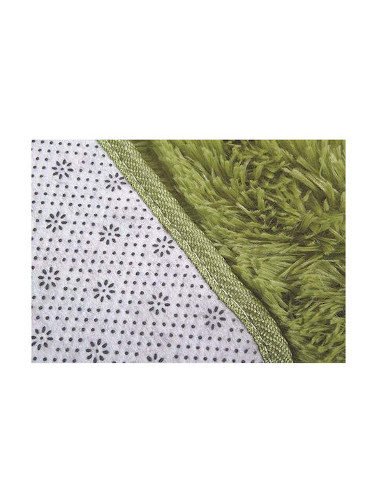 Strado Carpets Teppich Rechteckig Zottelig Synthetisch,Polyester/Cotton/Leather Greengrass