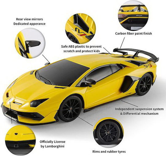 Lamborghini Радиоуправляемо Автомобил 2WD Жълт