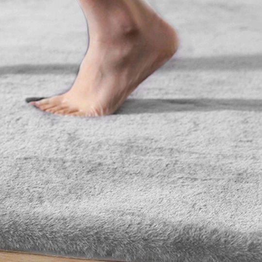 Strado Carpets Χαλί Διάδρομος Shaggy White 80x150cm