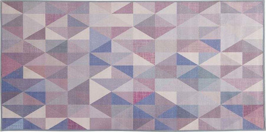 Beliani Χαλί Διάδρομος Μπλε 80x150cm