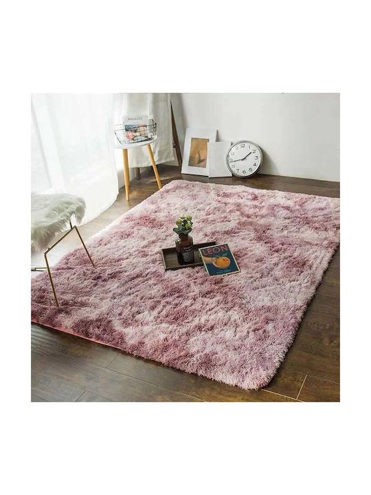 Strado Carpets Килим Правоъгълена Shaggy Лилаво