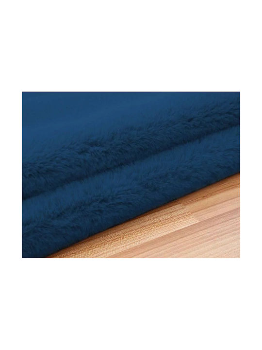 Strado Carpets Covor Rotund Albastru închis