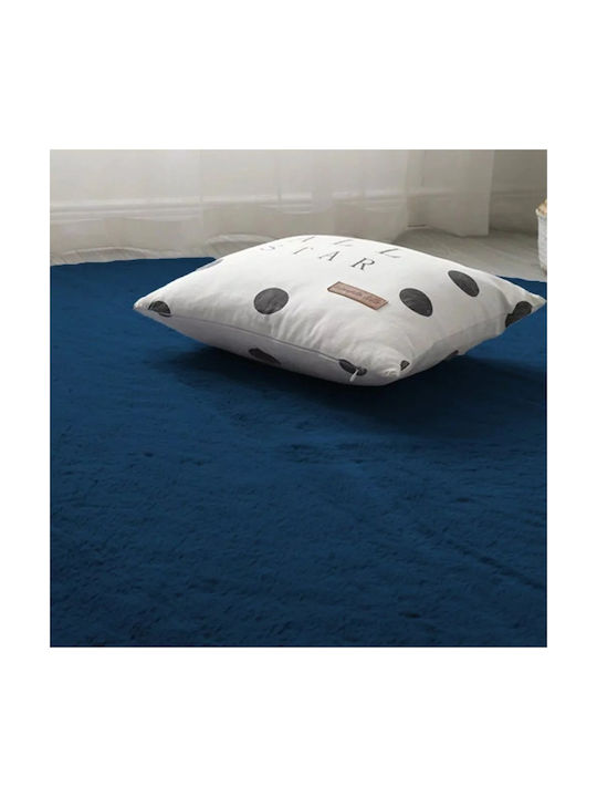 Strado Carpets Covor Rotund Albastru închis