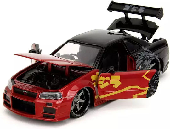 Jada Godzilla Metall Auto Nissan Skyline GTR Maßstab 1:24