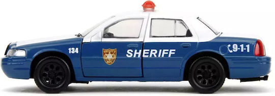 Jada Walking Dead Rick Crimes Mașină Metalică Push Ford Crown Victoria Scară 1:32
