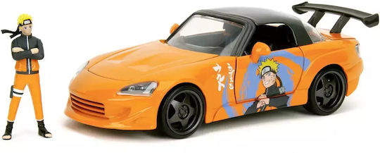 Jada Naruto Shippuden Комплект Фигури Naruto 2001 Honda S2000 Метален Автомобил Мащаб 1:24