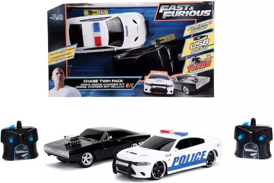 Fast Furious Rc Toyota Supra Dodge Charger Srt Комплект Автомобили 1:16