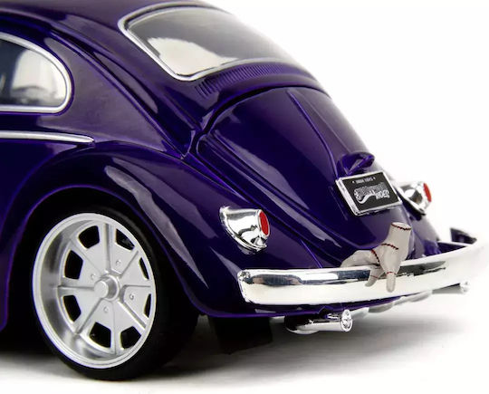 Set Wednesday Metalic Mașină Push Volkswagen Beetle 1:24 Figurină Metalică Wednesday 7cm