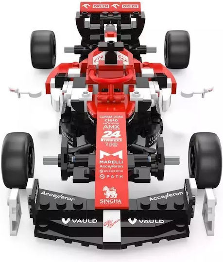 Model Static Alfa Romeo Echipa F1 Orlen C42 Mașină 2022 Scara 1:24