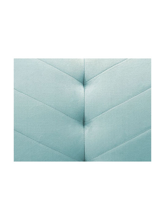 Senja Dreisitzer Sofa Sofa Samt Light Blue