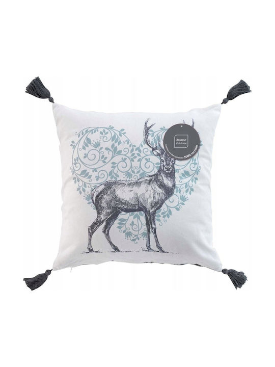 Douceur d'Intérieur Sofa Cushion 100% Cotton Multicolour 40x40cm