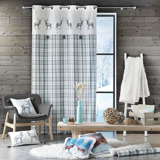 Douceur d'Intérieur Sofa Cushion 100% Cotton Multicolour 40x40cm