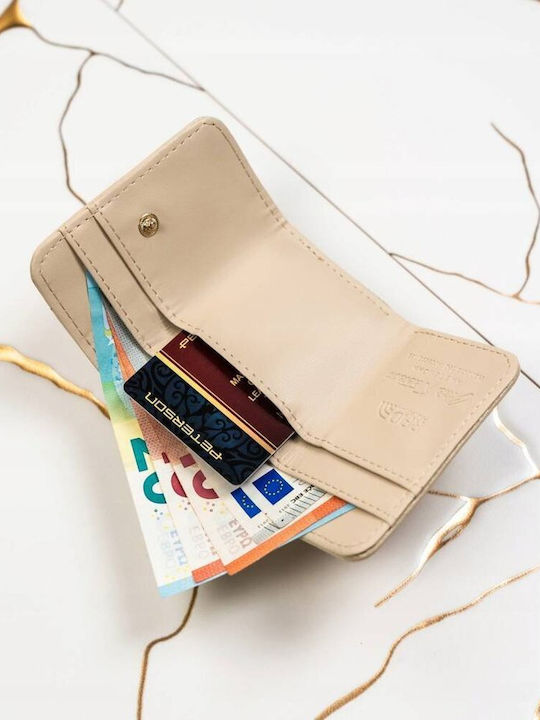 Klein Damen Geldbörse mit RFID Beige