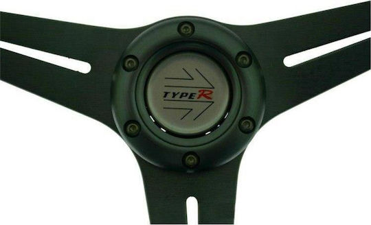 MTuning Aluminium Car Steering Wheel with 35cm Diameter Red