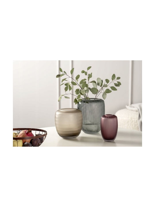 Leonardo Vază Decorativă Sticlă Violet 16cm 1buc
