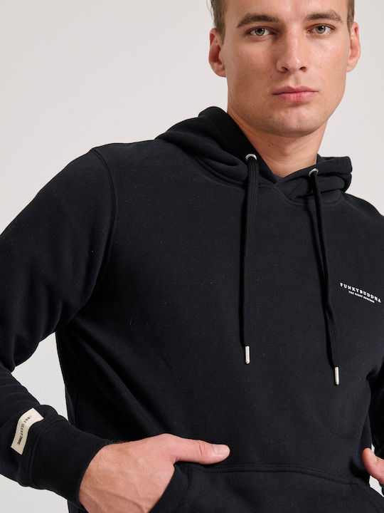 Sweatshirt with Hood Black