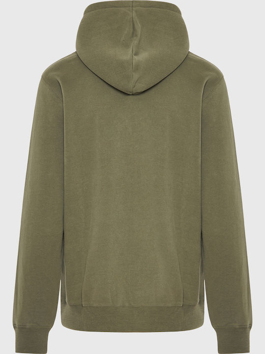 Sweatshirt with Hood Khaki