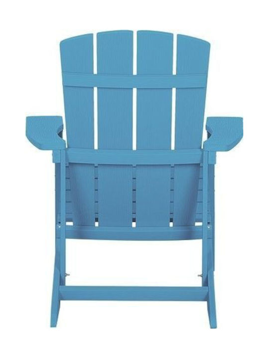Outdoor Chair Wooden Blue 1pcs 46x50x81cm.