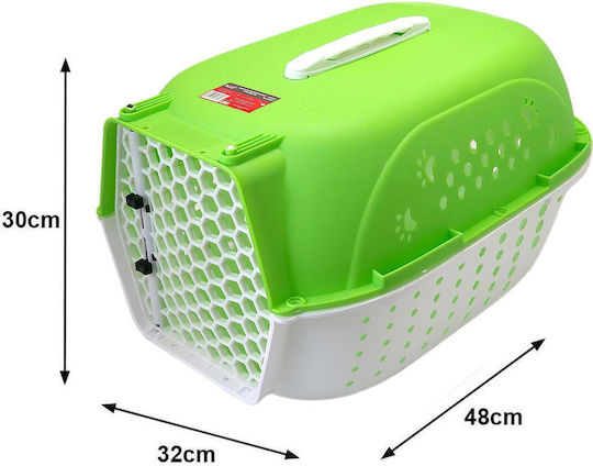 Geantă pentru transport câine / pisici Verde M48xL32xA30cm.