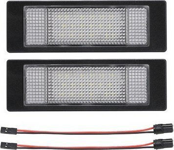 BMW Autolampen Kennzeichenbeleuchtungen Led E81 E87 F20 E63 E64 2004-2019 Chrom
