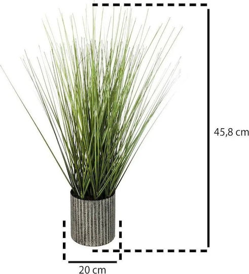 Künstliche Pflanze im Topf Grün 45.8cm