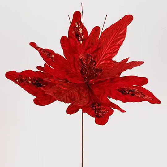 Dekorative künstliche Blume Rot Eurolamp