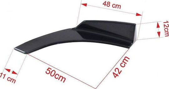 Mtuning_f Extensii Bumper Universal 2 Bucăți Partea Din Față