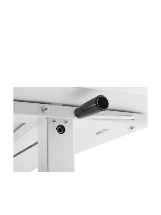 Γραφείο Er-401 W Ξύλινο White 140x60x70εκ.