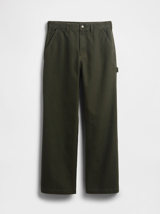 '90s Trousers in Loose Fit Black Moss