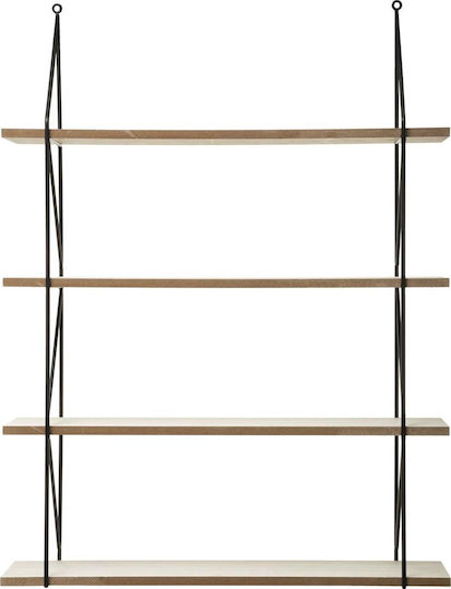Wall Shelf Iris Beige 60x16.8x80cm