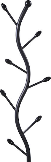 Pakketo Lelom Metallic Black Freestanding Coat Rack 395-000011 Pakketo Lelom Metallic Black Freestanding Coat Rack 395-000011