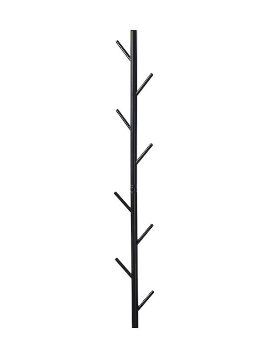 Pakketo Metallic Coat Rack Black Tebera 30x30x170cm